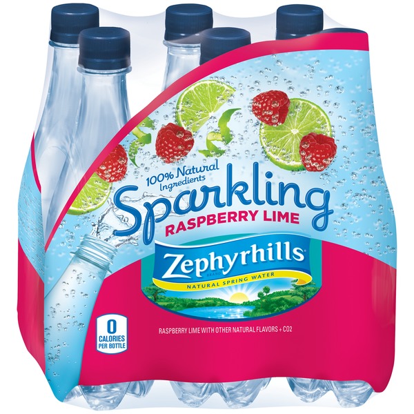 Zephyrhills Raspberry Lime Sparkling Natural Spring Water (16.9 fl oz