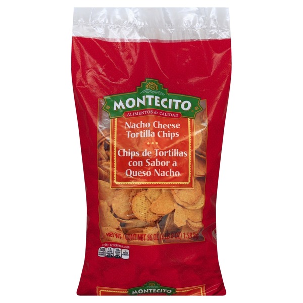 Montecito Tortilla Chips, Nacho Cheese (56 oz) from Smart & Final