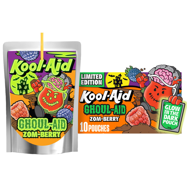 Kool-Aid Ghoul-Aid Scary Berry Flavored Kids 0% Juice Drink