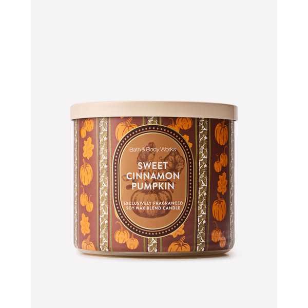 Sweet Cinnamon Pumpkin 3-Wick Candle