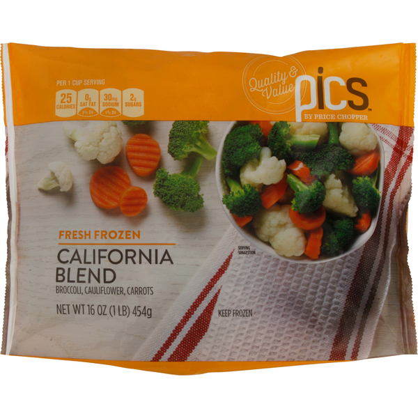 PICS Vegetables, California Blend, Fresh Frozen Same-Day