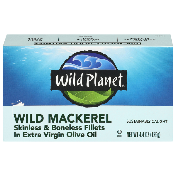 Skinless & Boneless Fillets Wild Mackerel
