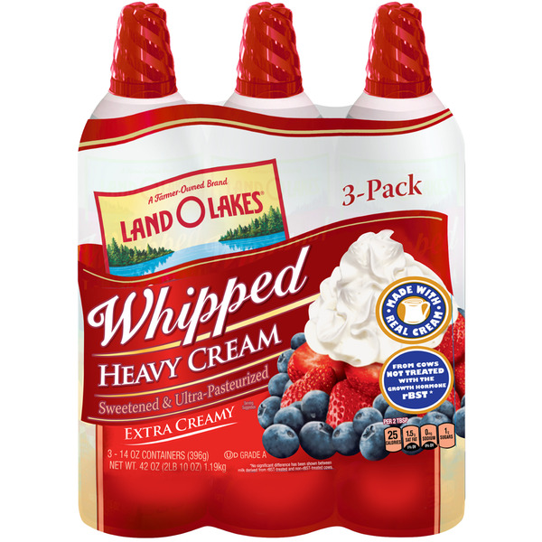 Costco Land O Lakes All Natural Heavy Whipped Cream Pickup Instacart