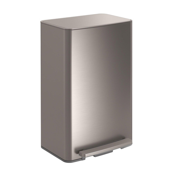 Kohler 47L Step Trash Can, Stainless Steel