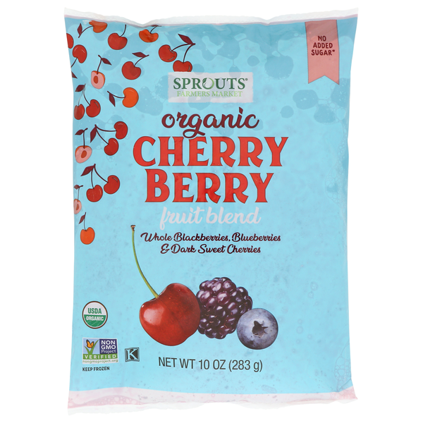 Sprouts Frozen Organic Whole Cherry Berry Fruit Blend Same-Day