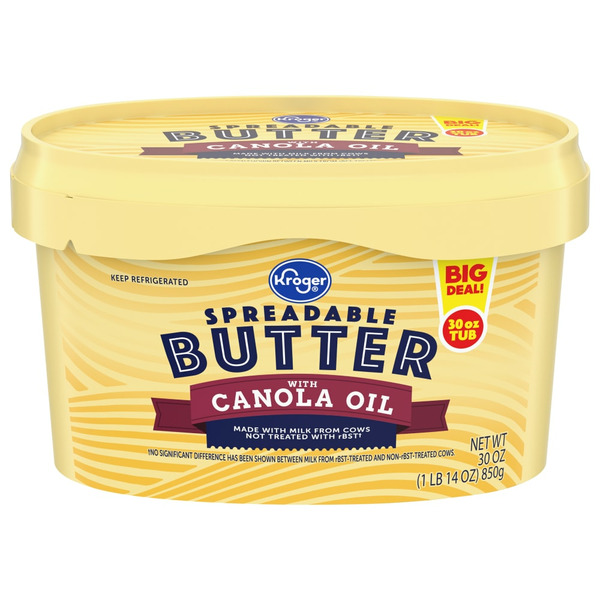 Kroger Kroger Spreadable Butter With Canola Oil SameDay Delivery or