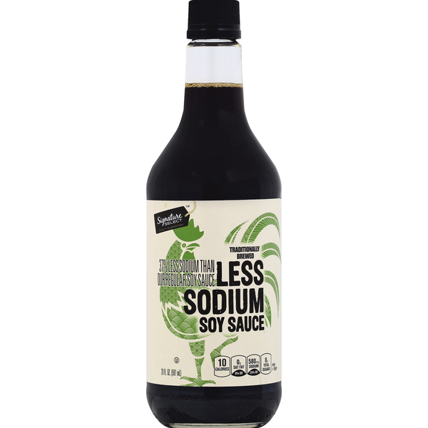 Signature SELECT Soy Sauce, Traditionally Brewed, Less Sodium
