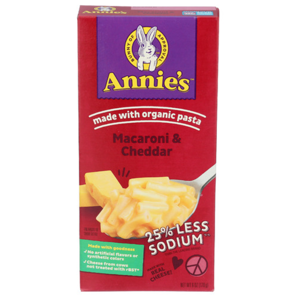 Annie's 25% Less Sodium Mac & Cheese Same-Day Delivery or Pickup