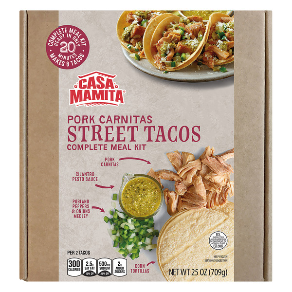 Casa Mamita Pork Carnitas Street Taco Meal Kit