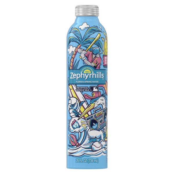 ZEPHYRHILLS Spring Water Aluminum Bottle, 25 Oz, Single Same-Day
