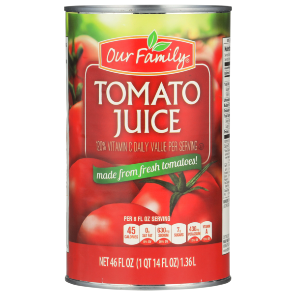 Our Family Tomato Juice (46 fl oz) Instacart