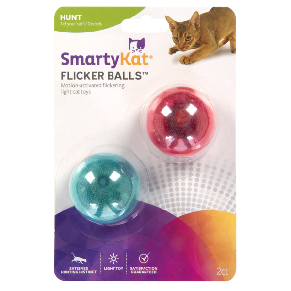 Smarty Kat Flicker Balls Cat Toy
