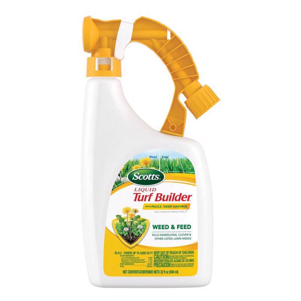 Scotts Liquid Turf Builder with Plus 2 Weed Control Lawn Fertilizer