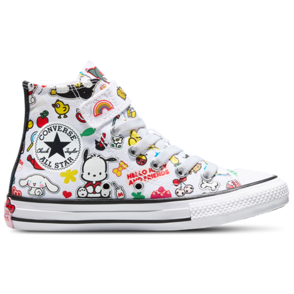 Converse Boys' CTAS 1V Hello Kitty Shoes, Size 11 - White/Blue/Multi