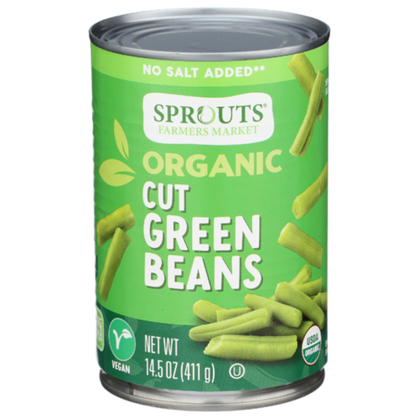 Sprouts Organic Cut Green Beans No Salt Added