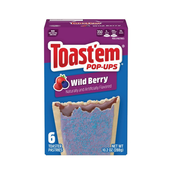 Toast'em Pop-ups Toaster Pastries, Wild Berry