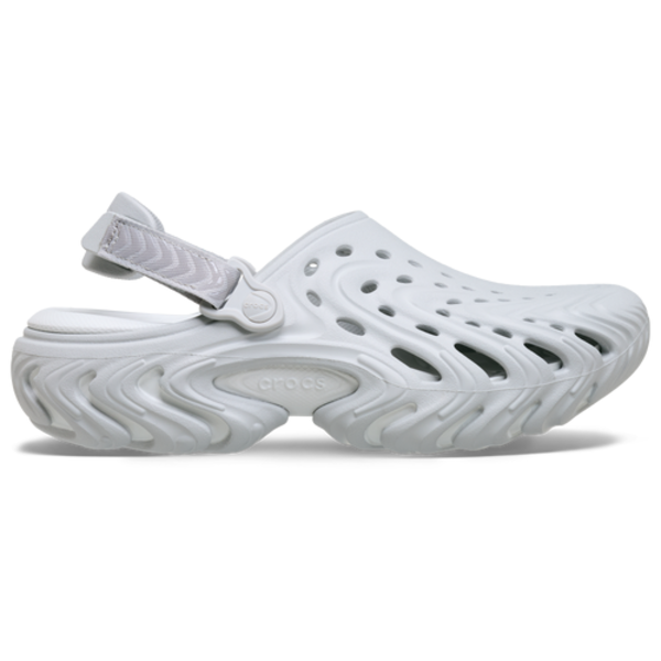 Crocs Men's Echo II Chrome Clogs, Size 12 - Gray/Atmosphere Chrome
