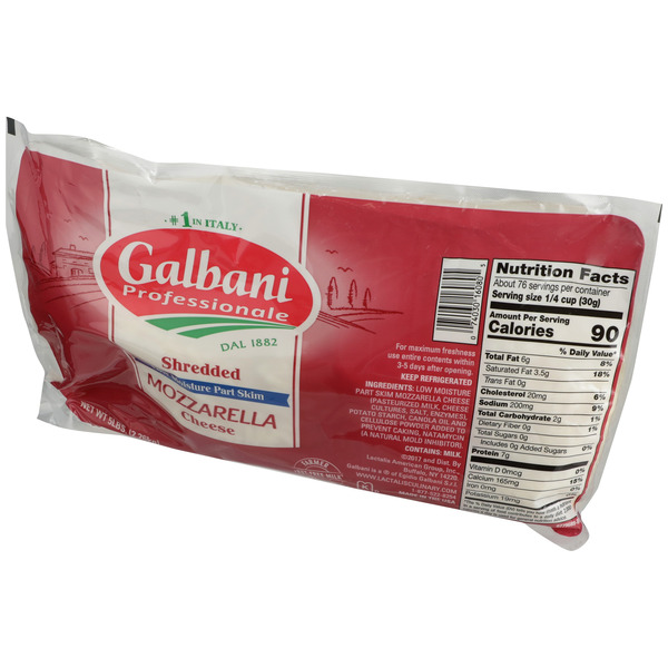 Sorrento Cheese - Part Skim Mozzarella - 5 lb