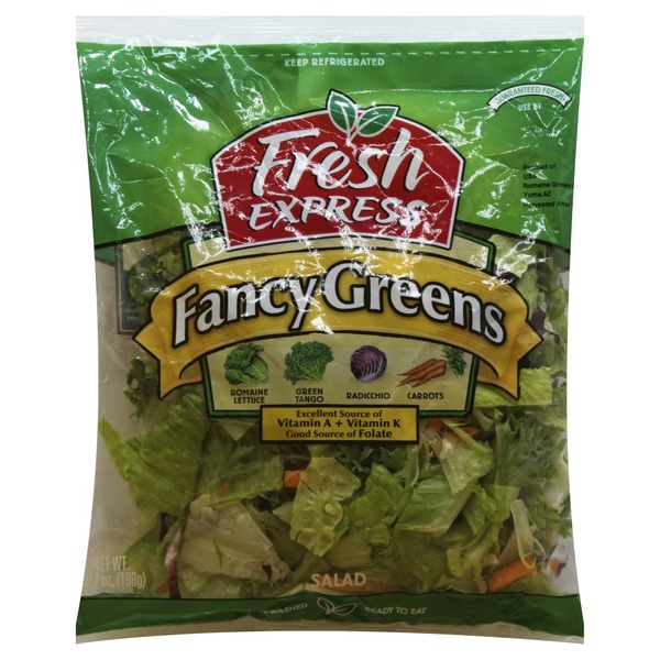 Fresh Express Salad, Fancy Greens (7 oz bag) from Safeway Instacart