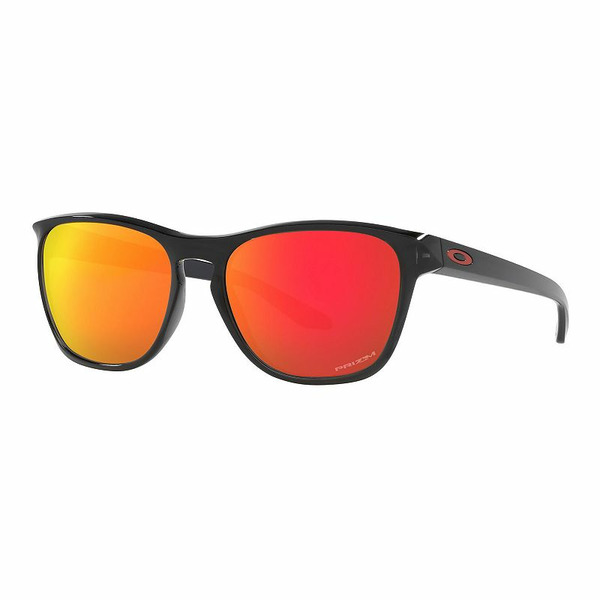 Oakley Men's Manorburn Sunglasses - Black & Red