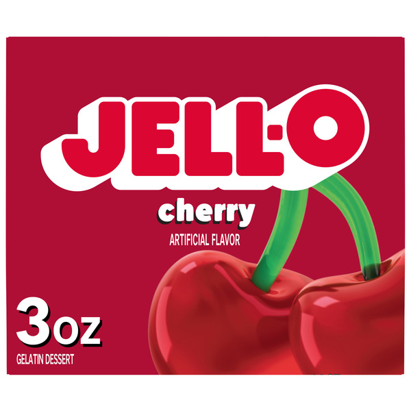 Jell-O Cherry Gelatin Dessert Mix