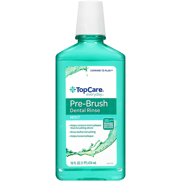 Top Care PreBrush Dental Rinse, Mint (16 fl oz) Instacart