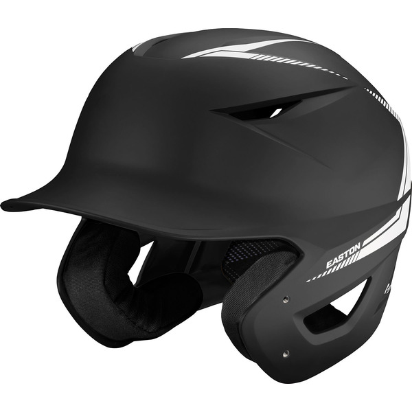Easton Junior Elite Max Baseball Batting Helmet - Black & White