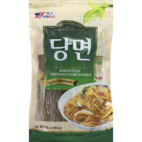 Hanasia Korean Vermicelli, Sweet Potato Starch Noodle, Korean Style