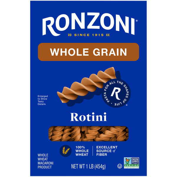 Ronzoni Healthy Harvest Whole Grain Rotini, Whole Wheat Pasta