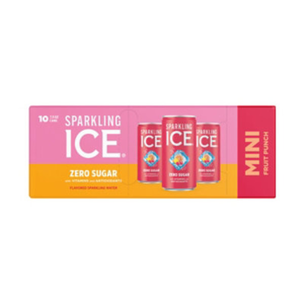 Sparkling Ice® Zero Sugar Fruit Punch Mini Sparkling Water