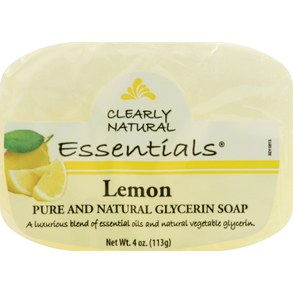 Clearly Natural Soap, Glycerin, Lemon