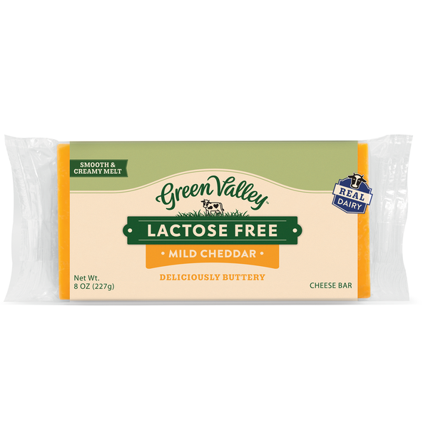 Green Valley Creamery Lactose Free Mild Cheddar Bar Same-Day