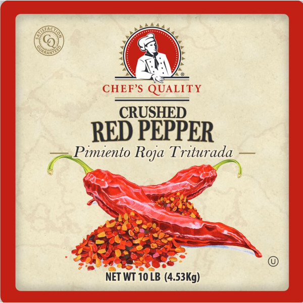 Chef's Quality - Crushed Red Pepper - 10 lbs