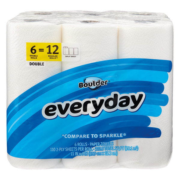 Boulder 6 Roll Towel - 110 Sheets Same-Day Delivery or Pickup | ALDI