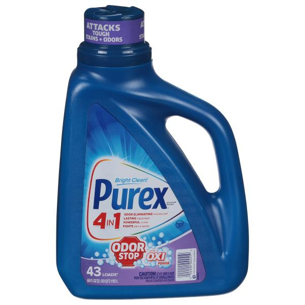 Purex Detergent, Concentrated, HE, Orange Blossom, +Odor Stop Same-Day ...