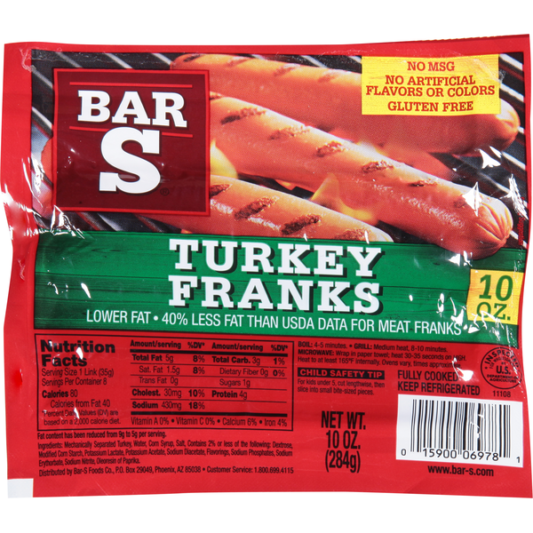 Bar-S Franks, Turkey