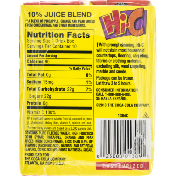 31 Hi C Nutrition Label Labels Design Ideas 2020