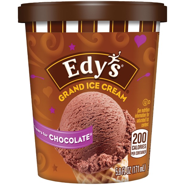 Edy's/dreyer's 3 Cheers for Chocolate Ice Cream (5.8 fl oz) Instacart