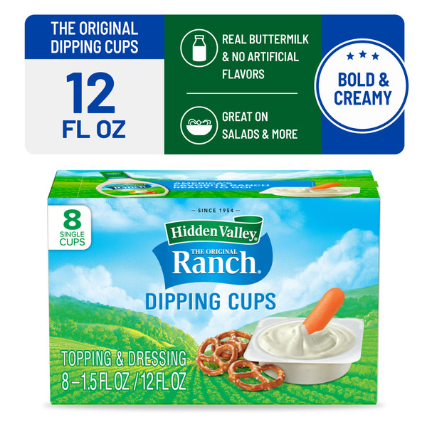 Hidden Valley Original Ranch Salad Dressing To Go Cups
