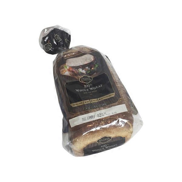 Private Selection 100 Whole Wheat Wide Pan Bread (24 oz) Instacart