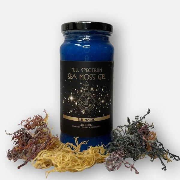 Organically Kismet Blu Magik Sea Moss Gel Same-Day Delivery or