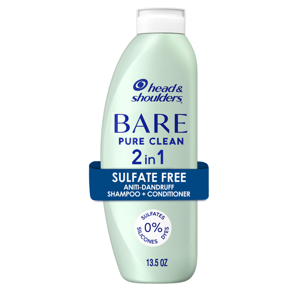 Head & Shoulders Pure Clean 2in1 Dandruff Shampoo and Conditioner, Anti-Dandruff Treatment - 13.5 fl oz