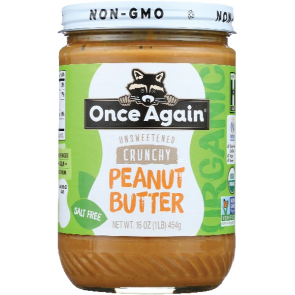 Once Again Organic Crunchy Peanut Butter