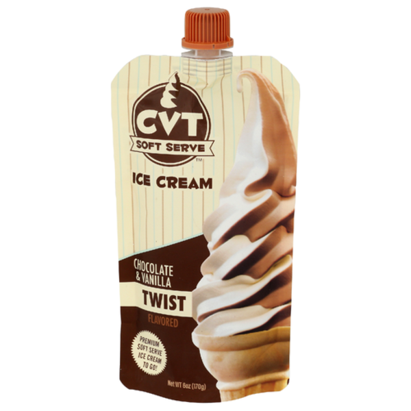 Cvt Soft Serve Chocolate & Vanilla Twist Soft Serve Ice Cream Same
