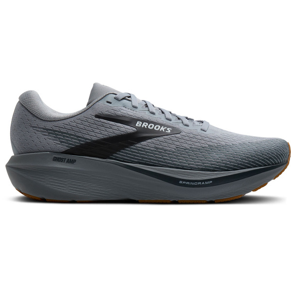 Brooks Men's Ghost AMP Running Shoes, Size 10, Medium/D Width - Primer/Ebony/Oyster
