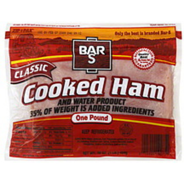 Bar-S - Classic Sliced Ham- 16 oz
