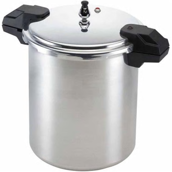 Imusa - 22QT Aluminum Pressure Cooker, 10 PSI