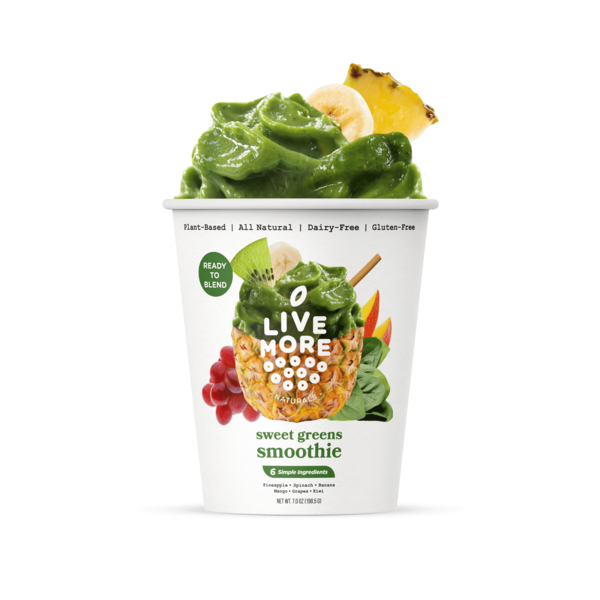 Livemore Superfoods Llc LiveMore Naturals, Sweet Greens Smoothie Cup