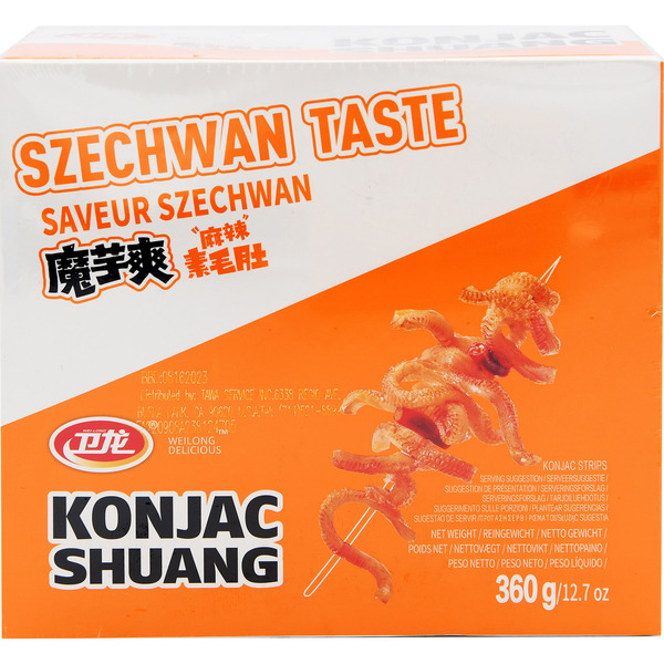 Wei Long Hot & Spicy Flavour Konjac Strips Box
