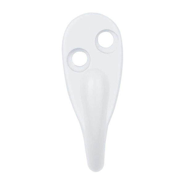 Home Decorators Collection 6-pack 1-13/16 In. Zinc White 35 Lb. Capacity Wall Hook
